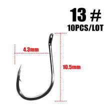 Load image into Gallery viewer, ISE Fishing Hook ISEAMA With Eye 50358 1/0-10#  10pcs/lot  High Carbon  Carp Catfish Anzol Peche Japan Tackle Fishing hook owner