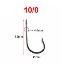 Load image into Gallery viewer, Hyaena 1PCS Stainless Steel Large Shark Fishing Hook Rigs 2 Arms 400lb Wire Leaders Big Hook Rig Fishing Tackle